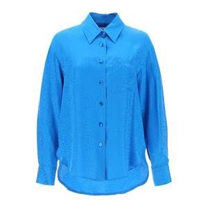 Art dealer charlie shirt in jacquard silk